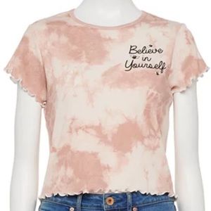 BELIEVE IN YOURSELF CROP TOP